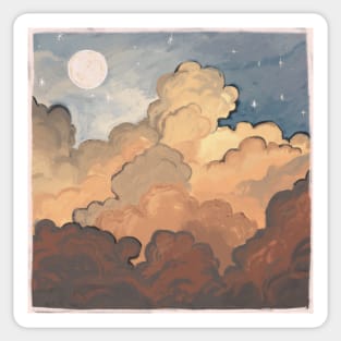 autumn sky Sticker